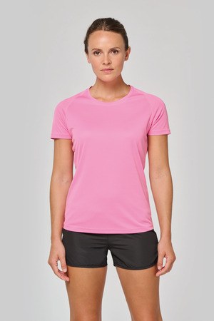 PROACT PA4013 - Ladies recycled round neck sports T-shirt