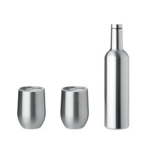 GiftRetail MO9971 - CHIN SET Double walled bottle & mug set