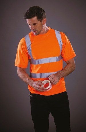 Yoko YHVJ410 - Hi-Vis Short-Sleeved T-shirt