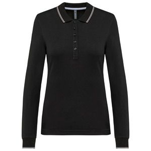 Kariban K281 - Women’s long-sleeved piqué knit polo shirt
