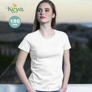 KEYA 5869 - Women White T-Shirt WCS180
