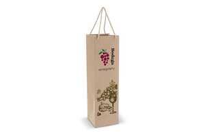 TopEarth LT91628 - Wine gift bag 120g/m² 11,5x11,5x40cm