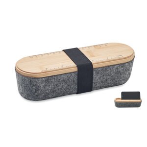 GiftRetail MO2114 - MILE RPET felt pencil case with lid