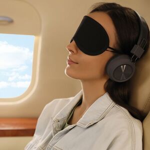 EgotierPro 25500 - Polyester Sleep Mask for Comfortable Journeys MASK