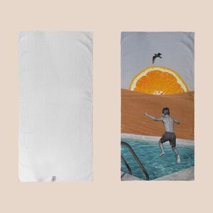 EgotierPro 50673 - European Polyester Towel 80x38cm Sublimation-Compatible LENGI