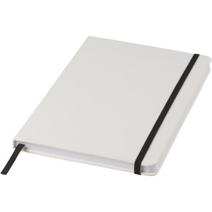 GiftRetail 107135 - Spectrum A5 white notebook with coloured strap